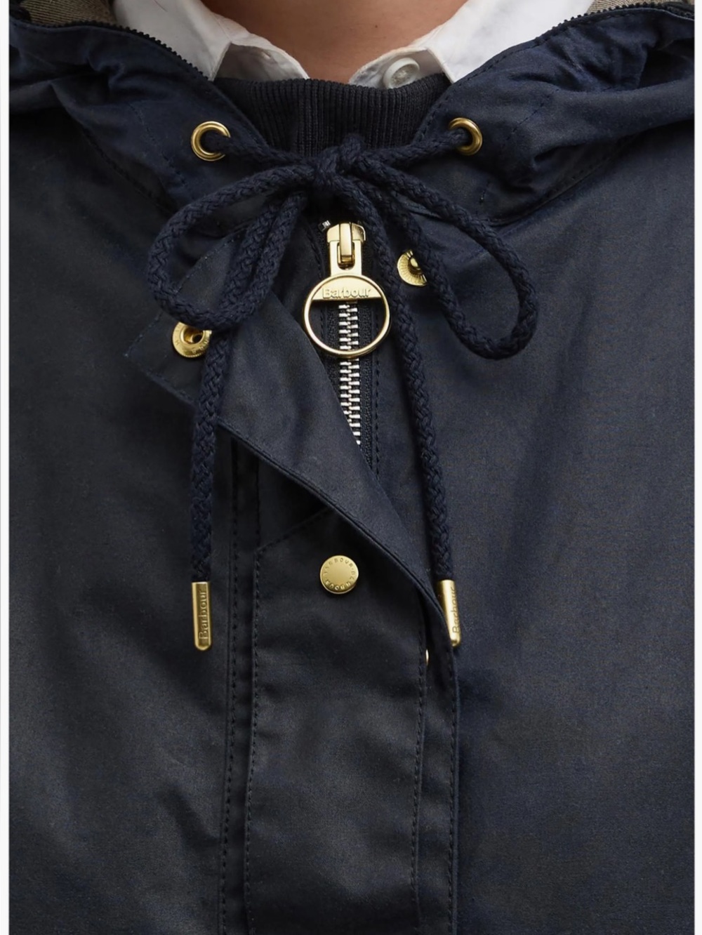 BARBOUR 
Ryedale Waxed Cotton Jacket SZ:8 - Picture 3 of 14